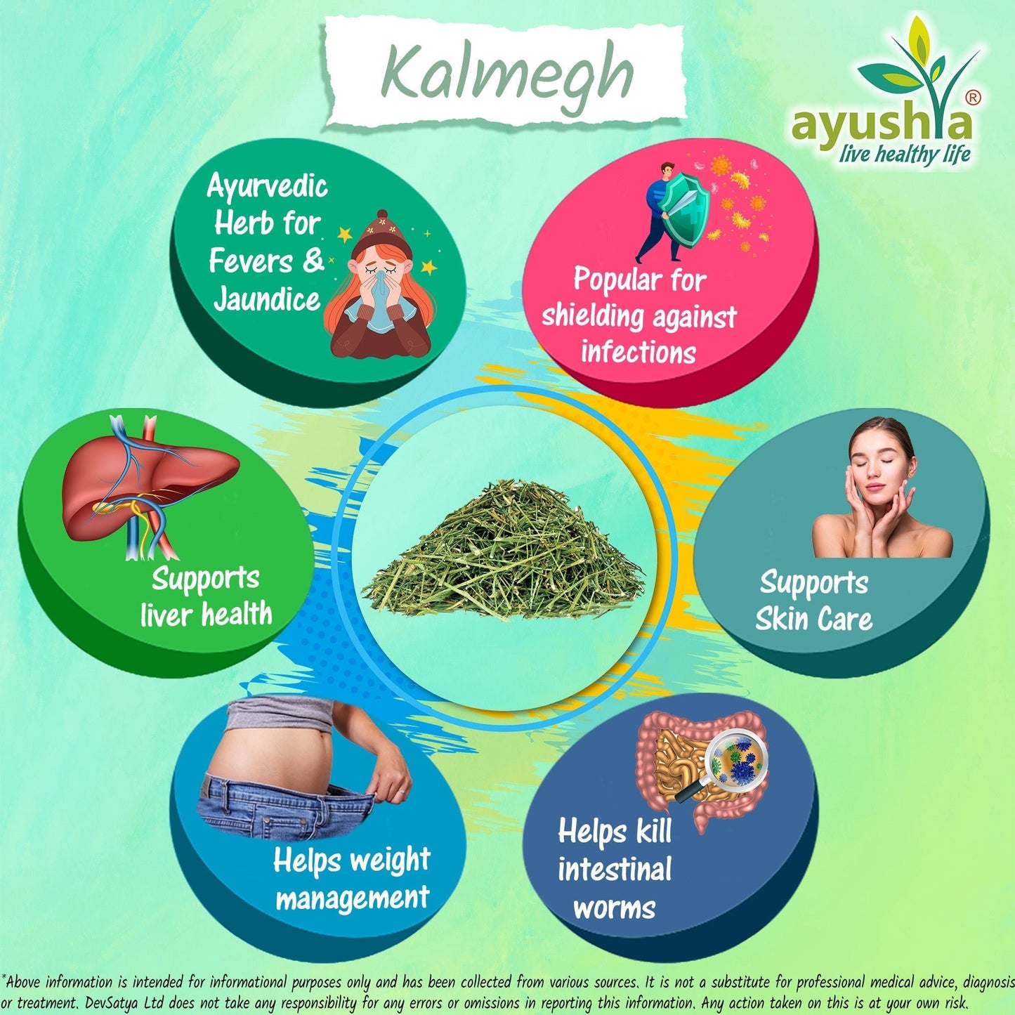 Andrographis Kalmegh Chirata Capsule - Herbalshire Handmade Herbal Products