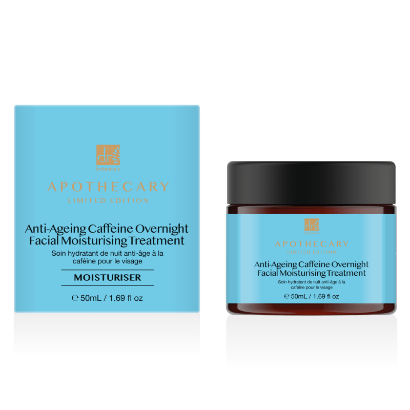 Anti - Ageing Caffeine Overnight Facial Moisturising Treatment 50ml - Herbalshire Handmade Herbal Products