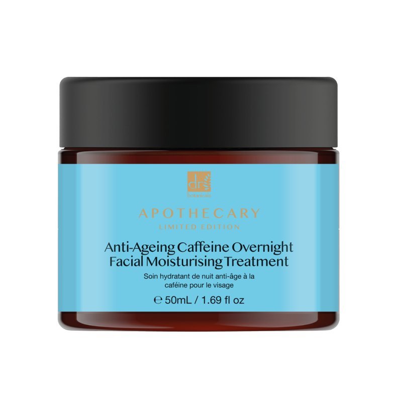 Anti - Ageing Caffeine Overnight Facial Moisturising Treatment 50ml - Herbalshire Handmade Herbal Products