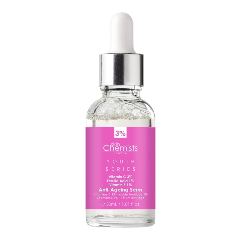 Anti - Ageing Serum Vitamin C 3%, Ferulic Acid 1%, Vitamin E 1% 30ml - Herbalshire Handmade Herbal Products