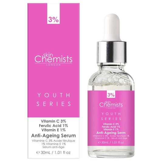 Anti - Ageing Serum Vitamin C 3%, Ferulic Acid 1%, Vitamin E 1% 30ml - Herbalshire Handmade Herbal Products