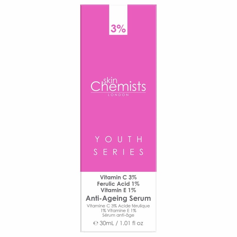 Anti - Ageing Serum Vitamin C 3%, Ferulic Acid 1%, Vitamin E 1% 30ml - Herbalshire Handmade Herbal Products