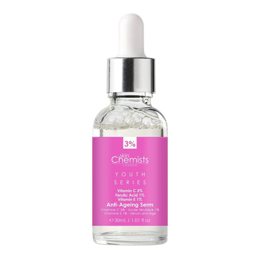 Anti - Ageing Serum Vitamin C 3%, Ferulic Acid 1%, Vitamin E 1% 30ml - Herbalshire Handmade Herbal Products