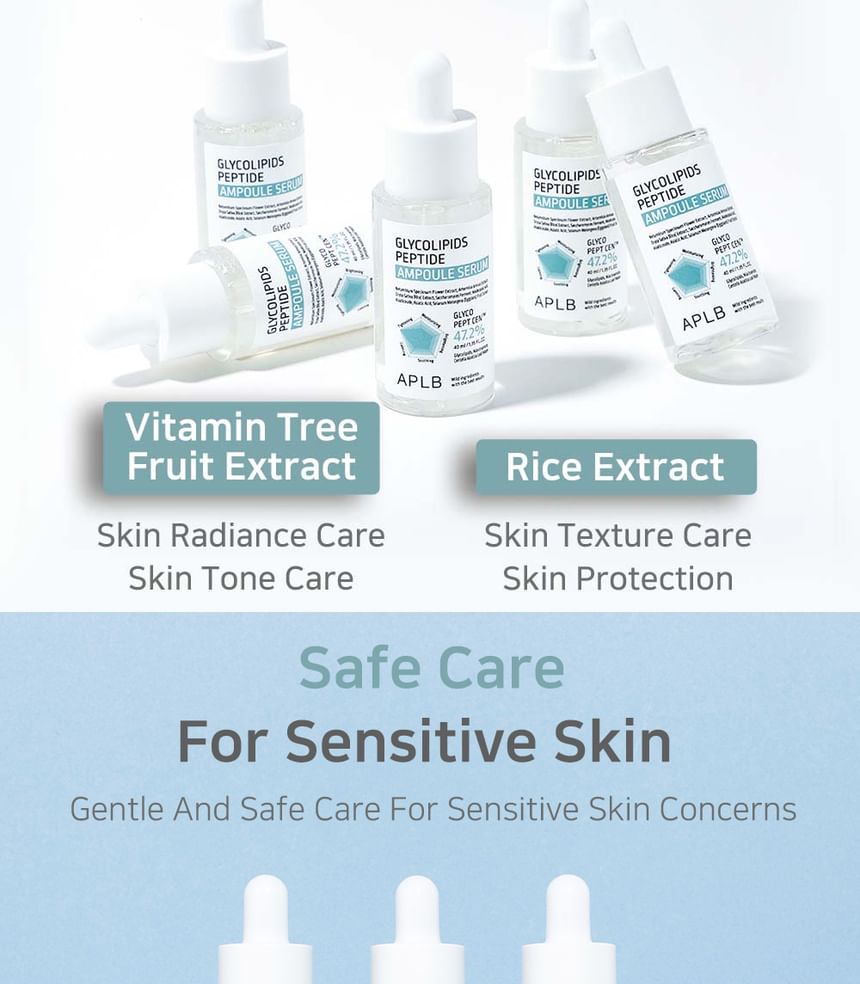 APLB Glycolipids Peptide Ampoule Serum 40ml - Herbalshire Handmade Herbal Products