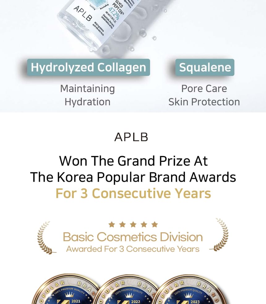 APLB Glycolipids Peptide Ampoule Serum 40ml - Herbalshire Handmade Herbal Products