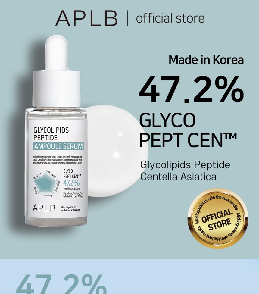 APLB Glycolipids Peptide Ampoule Serum 40ml - Herbalshire Handmade Herbal Products