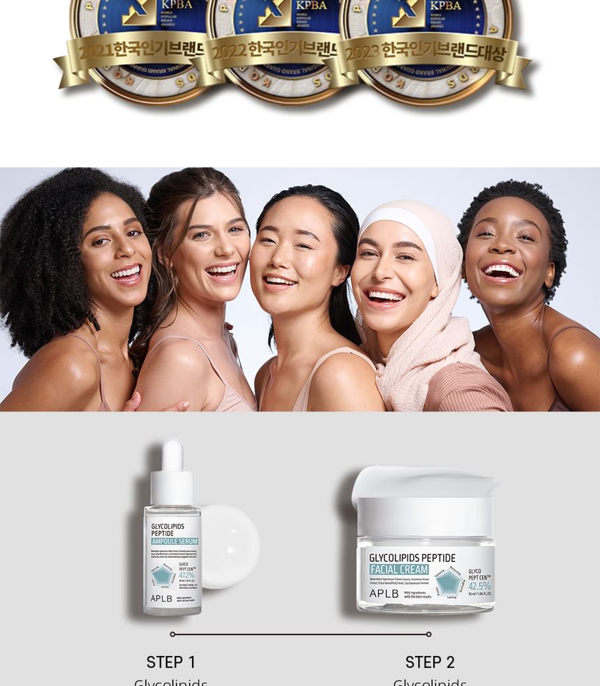 APLB Glycolipids Peptide Ampoule Serum 40ml - Herbalshire Handmade Herbal Products