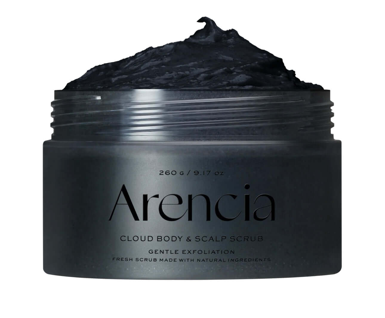 Arencia Fresh Cloud Body & Scalp Scrub - White Tea & Neroli - Herbalshire Handmade Herbal Products