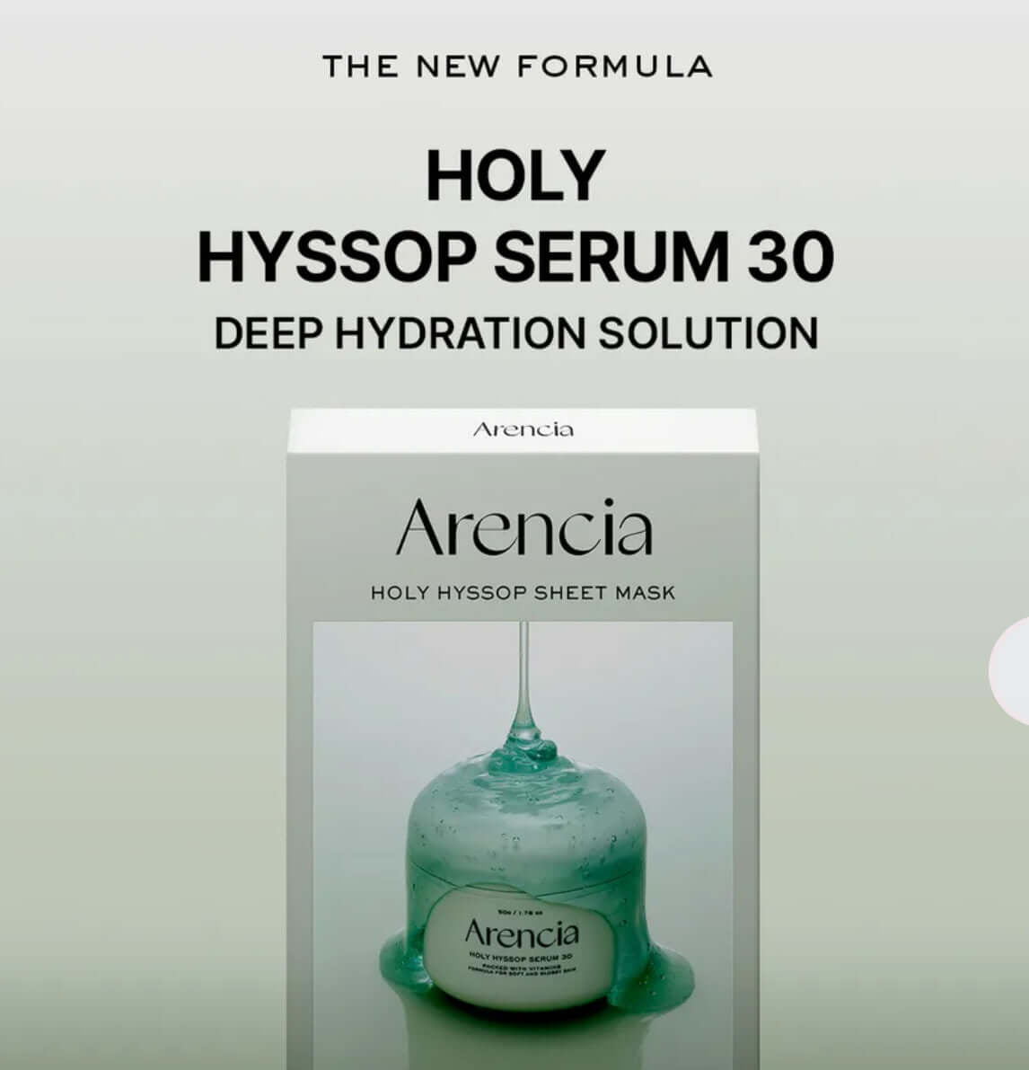 Arencia Holy Hyssop Sheet Mask 5 Pack - Herbalshire Handmade Herbal Products