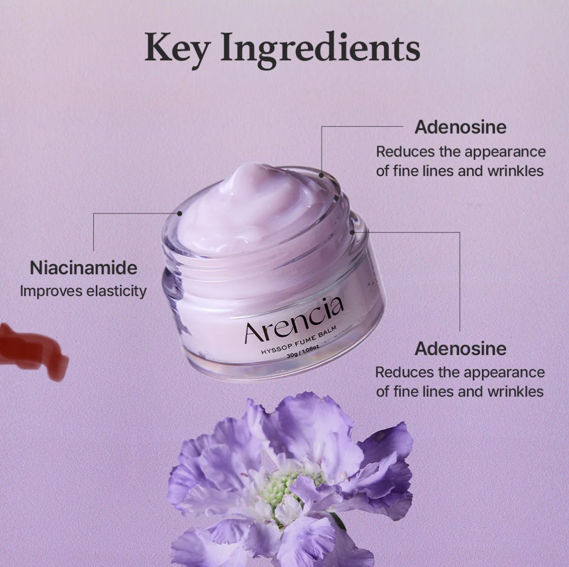 Arencia - Hyssop Fume Balm - Herbalshire Handmade Herbal Products