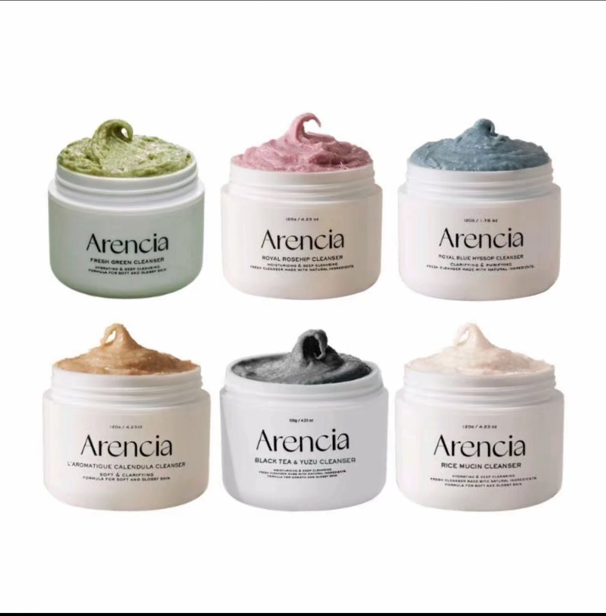 ARENCIA MOCH CLEANSERS - Herbalshire Handmade Herbal Products