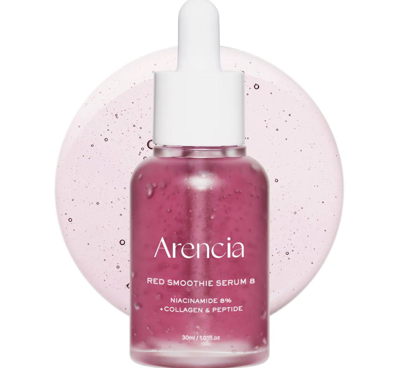 Arencia Serum 30ml - Niacinamide 8% Collagen & Peptide Formula - Herbalshire Handmade Herbal Products