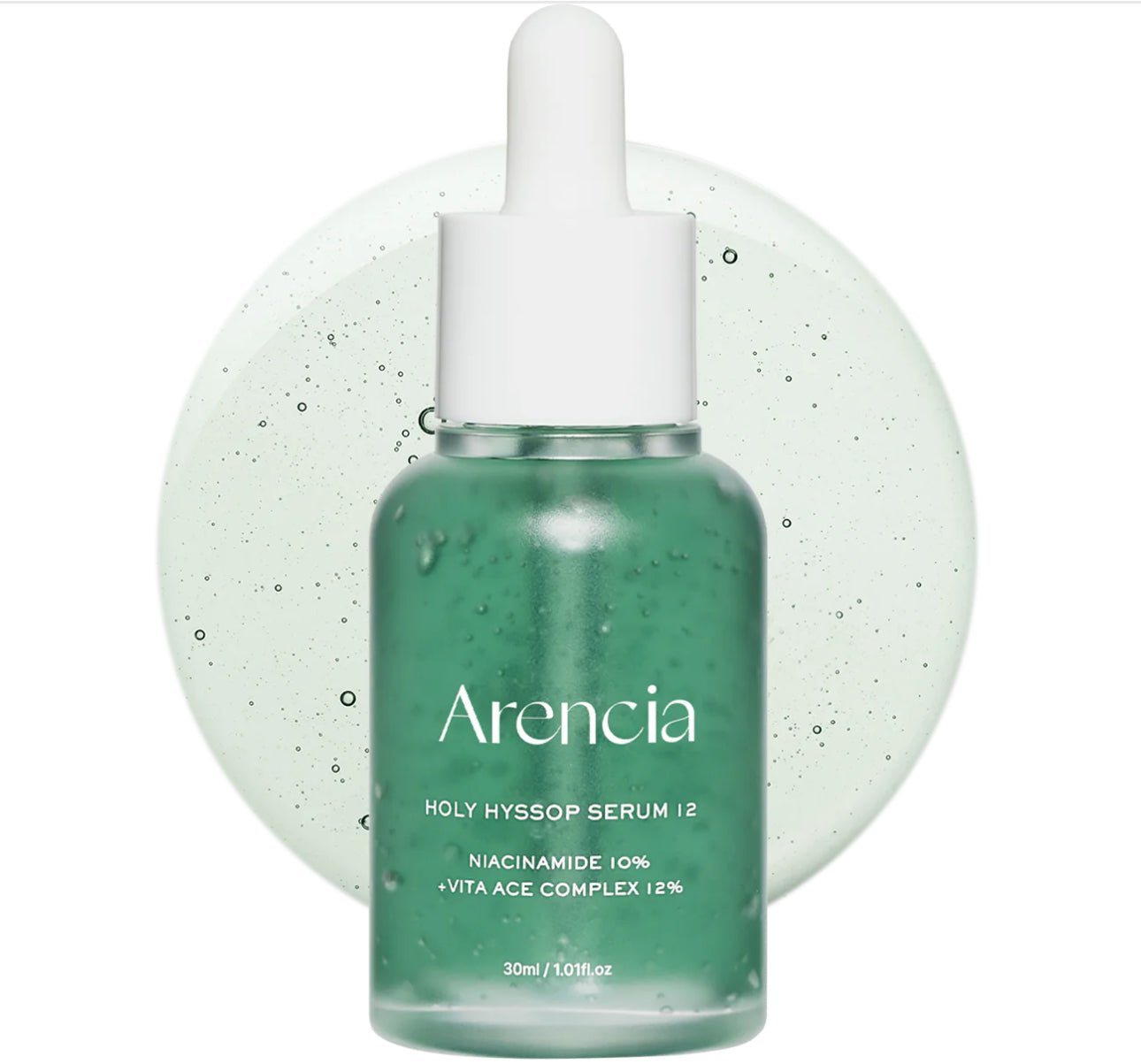 Arencia Serum 30ml - Niacinamide 8% Collagen & Peptide Formula - Herbalshire Handmade Herbal Products
