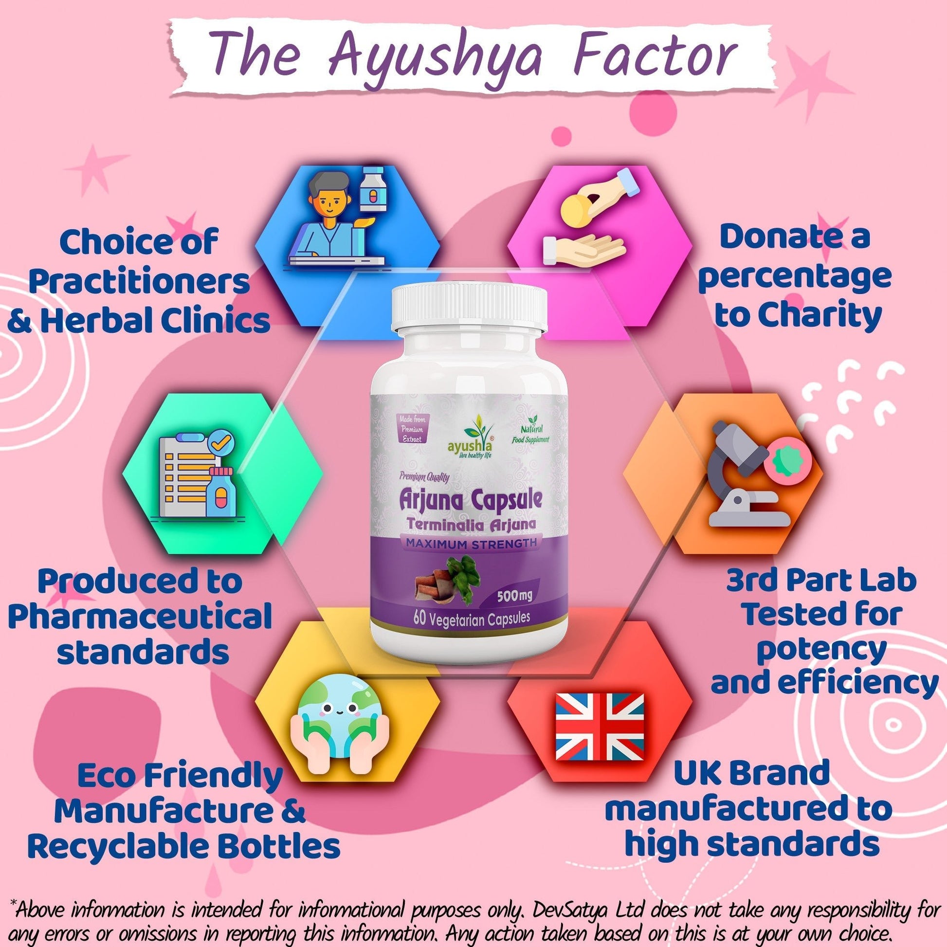 Arjuna Capsule - Herbalshire Handmade Herbal Products