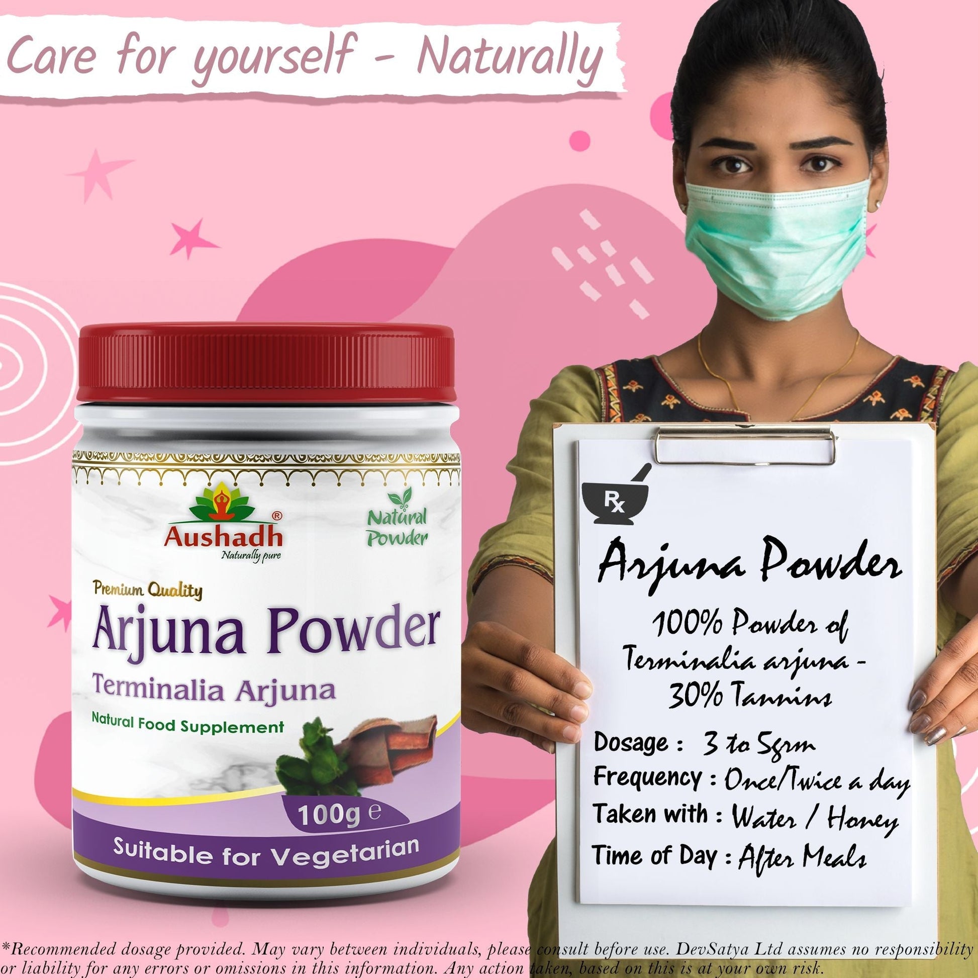 Arjuna Powder - Herbalshire Handmade Herbal Products