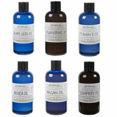 Aromatherapy Base Oil SIX Bottle Gift Pack - Herbalshire Handmade Herbal Products