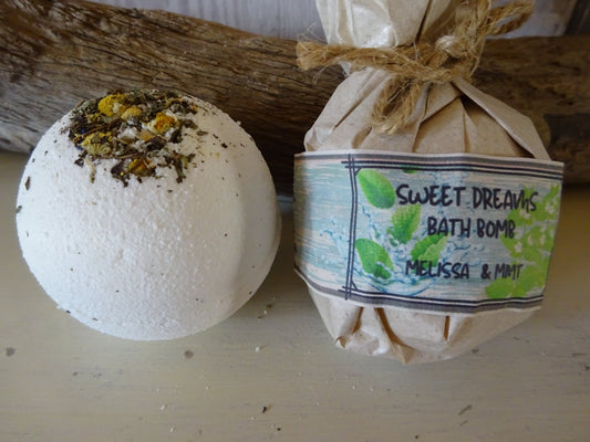 Aromatherapy Bath bomb "Sweet Dreams" - Herbalshire Handmade Herbal Products