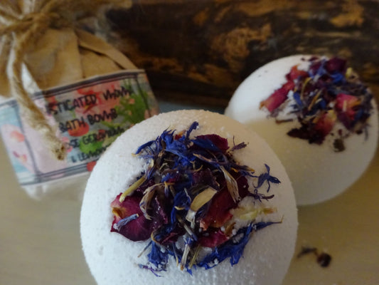 Aromatherapy Bath Bombs "Sophisticated Moma" - Herbalshire Handmade Herbal Products
