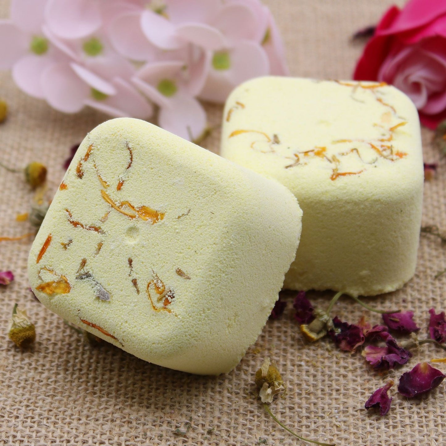 Aromatherapy Shower Steamer 80g - Focus Booster - Herbalshire Handmade Herbal Products
