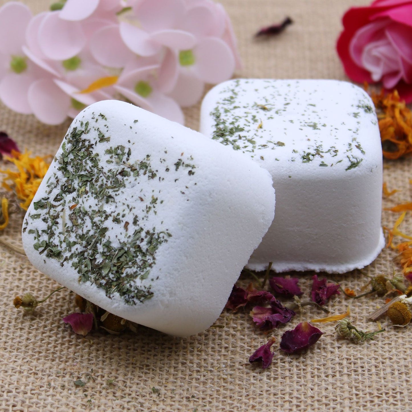 Aromatherapy Shower Steamer 80g - Kick Start - Herbalshire Handmade Herbal Products