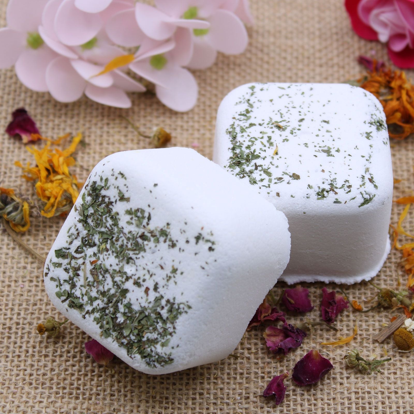 Aromatherapy Shower Steamer 80g - Kick Start - Herbalshire Handmade Herbal Products
