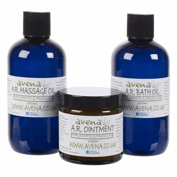 Arthritis Massage Cream Pain Relief Essential Oil Balm Body Care Set - Herbalshire Handmade Herbal Products