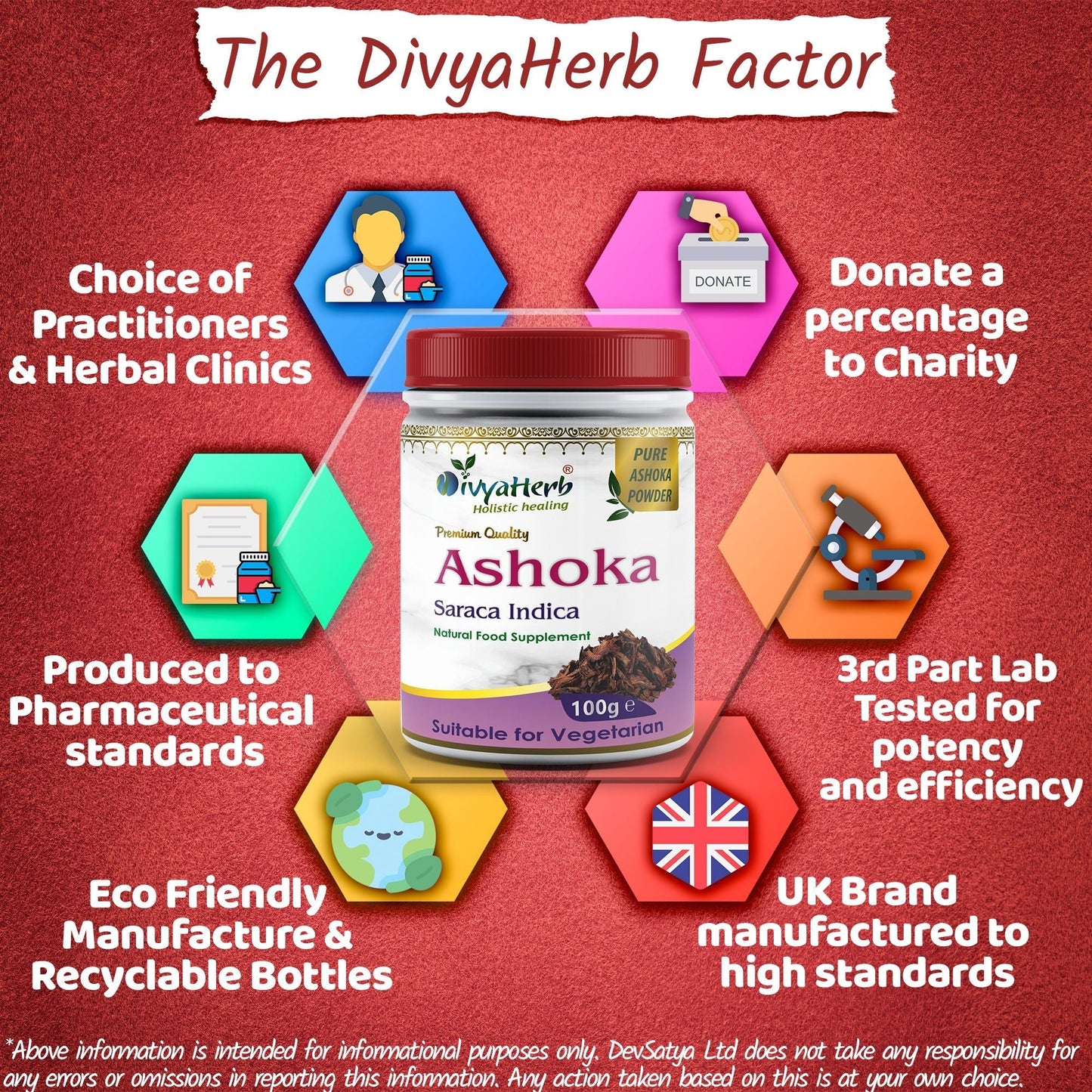 Ashoka Powder - Herbalshire Handmade Herbal Products