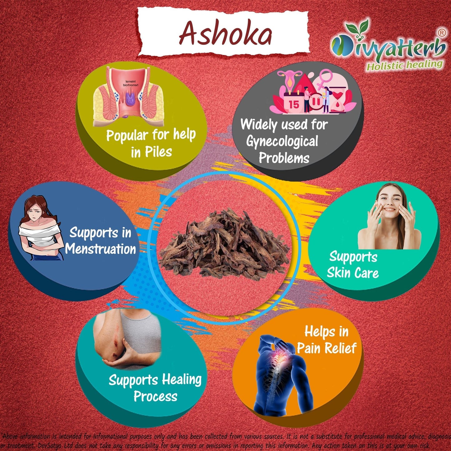 Ashoka Powder - Herbalshire Handmade Herbal Products