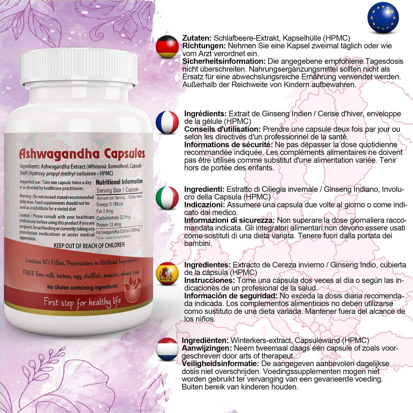 Ashwagandha Capsule - Herbalshire Handmade Herbal Products