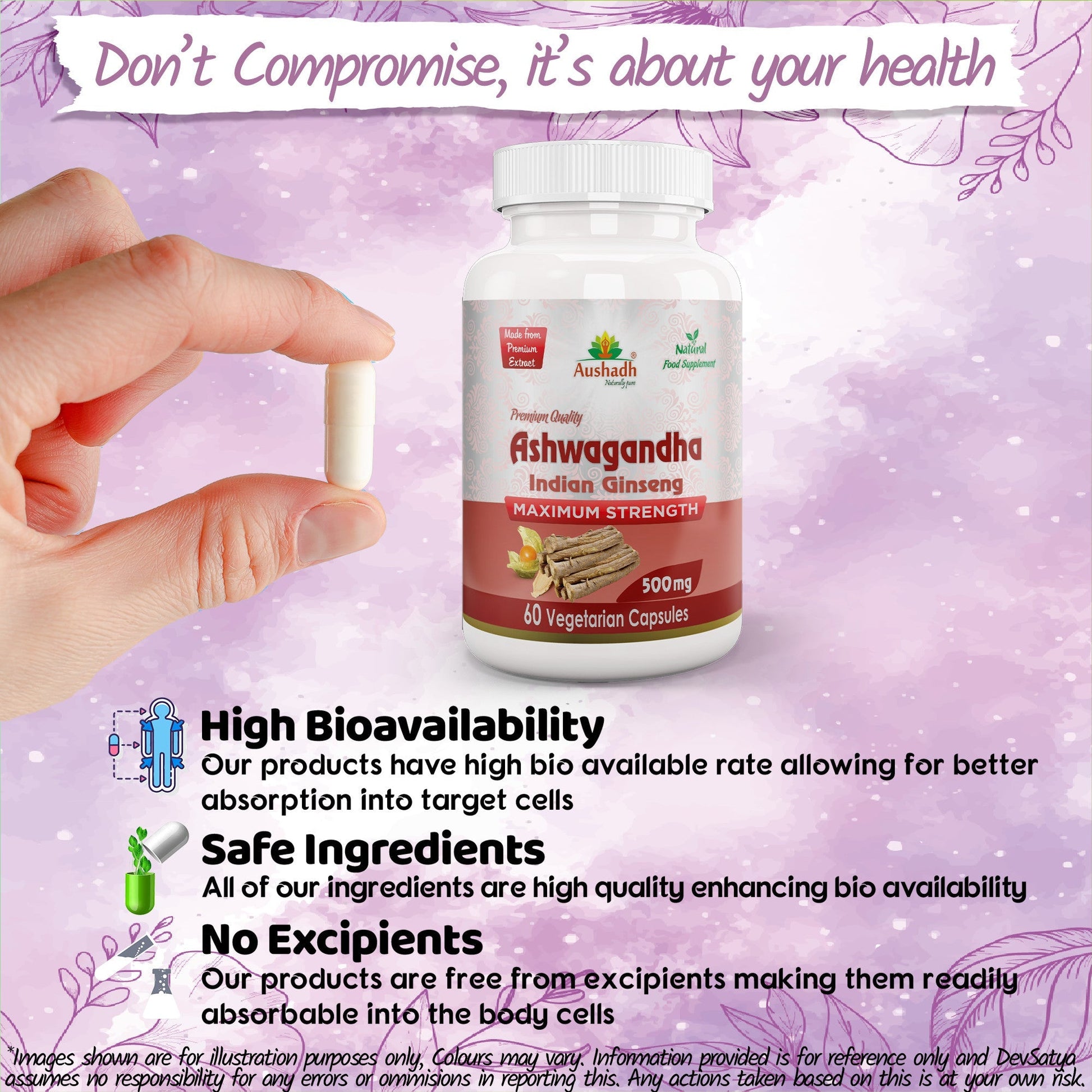 Ashwagandha Capsule - Herbalshire Handmade Herbal Products