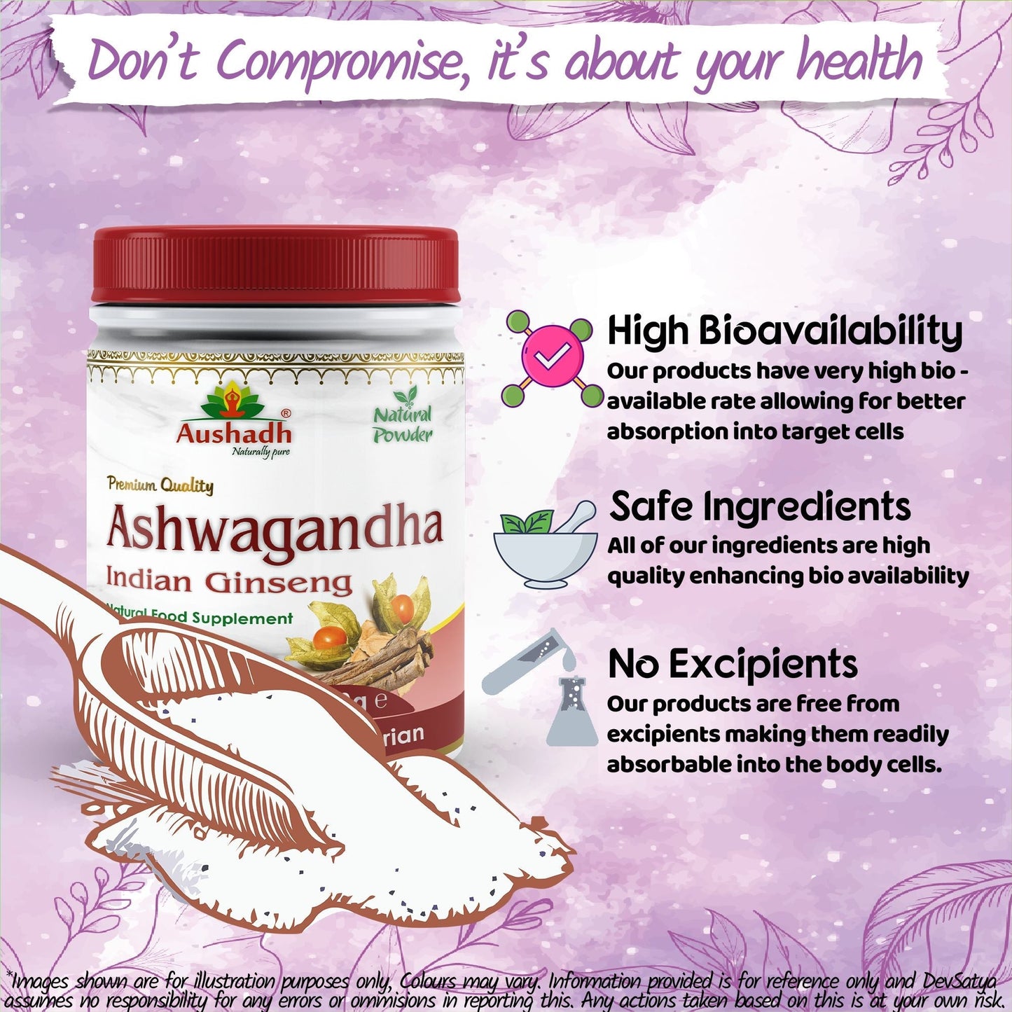 Ashwagandha Powder - Herbalshire Handmade Herbal Products