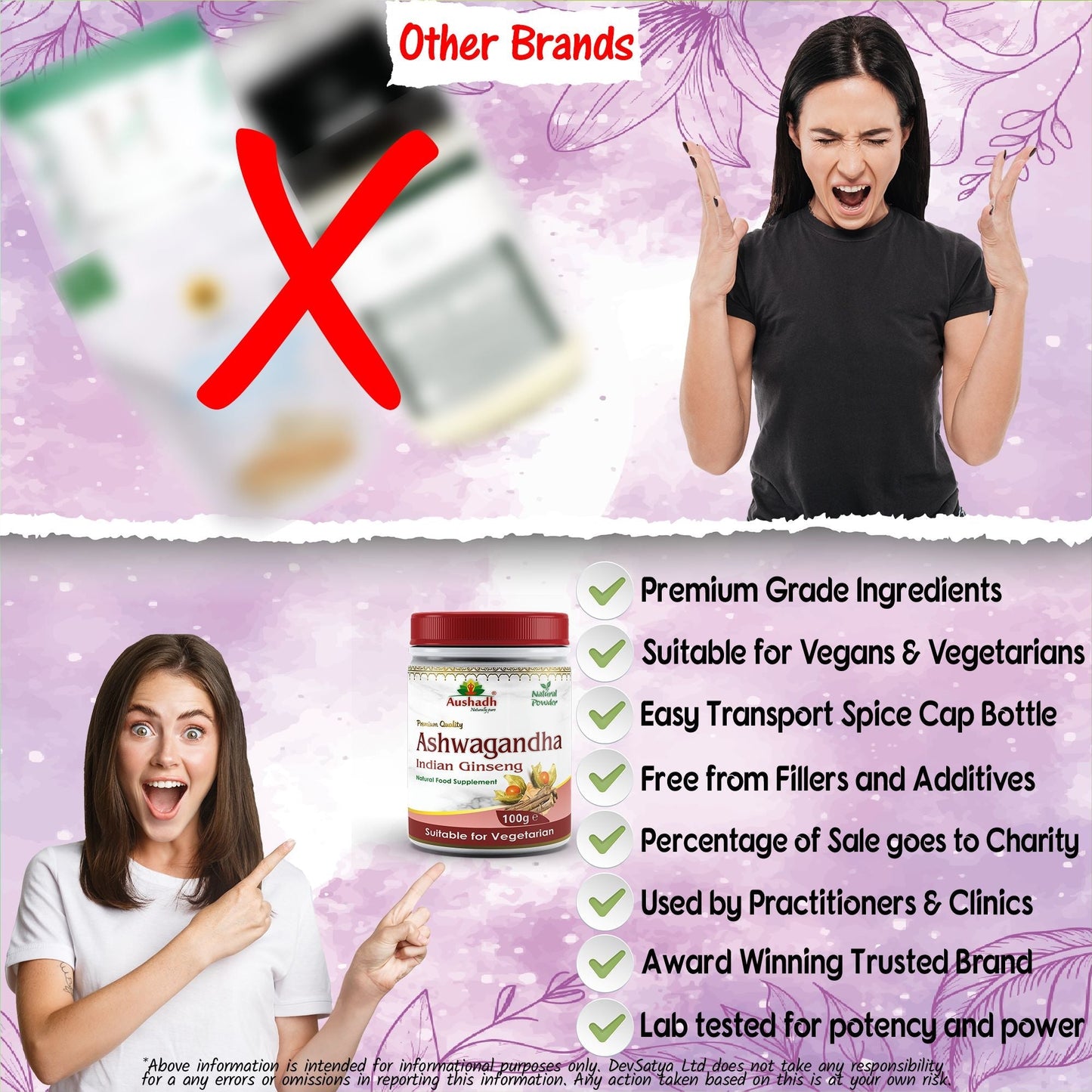 Ashwagandha Powder - Herbalshire Handmade Herbal Products
