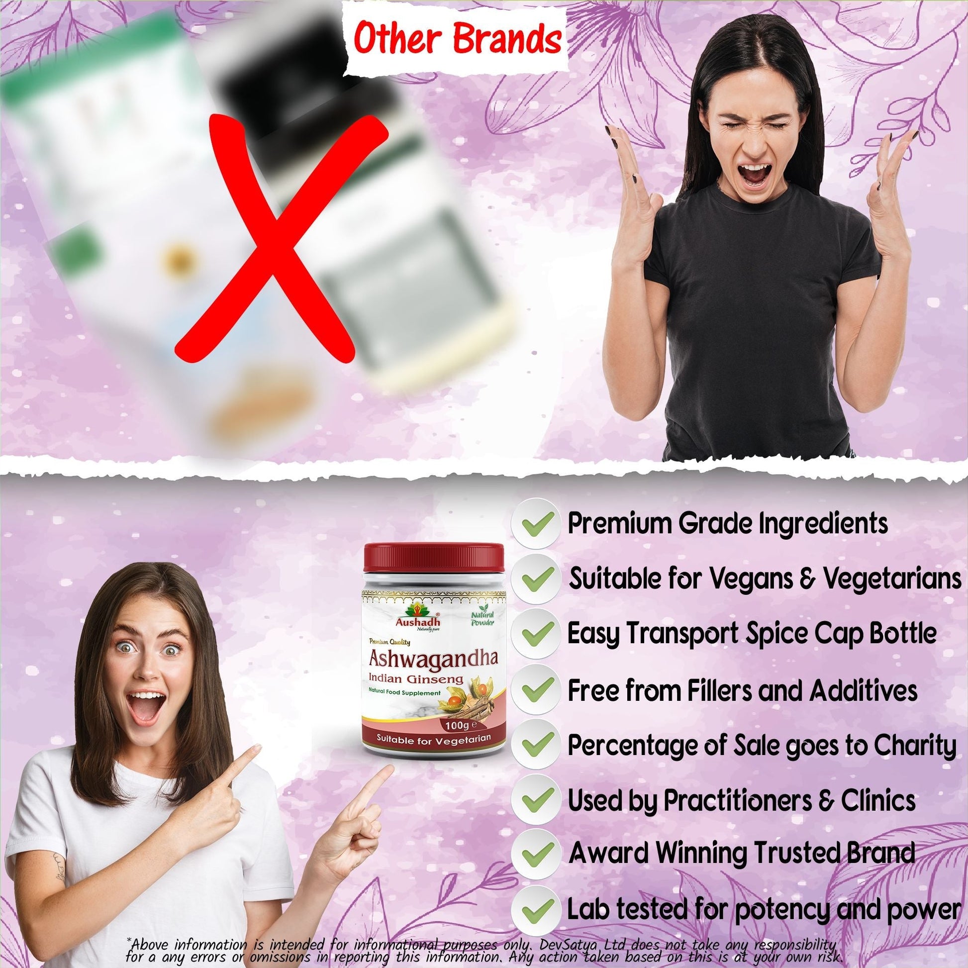 Ashwagandha Powder - Herbalshire Handmade Herbal Products
