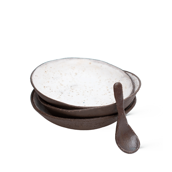 Autumn Leaf Handcrafted Masking Bowl - Herbalshire Handmade Herbal Products