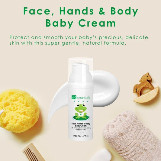 Baby Face, Hands & Body Baby Cream 50ml - Herbalshire Handmade Herbal Products