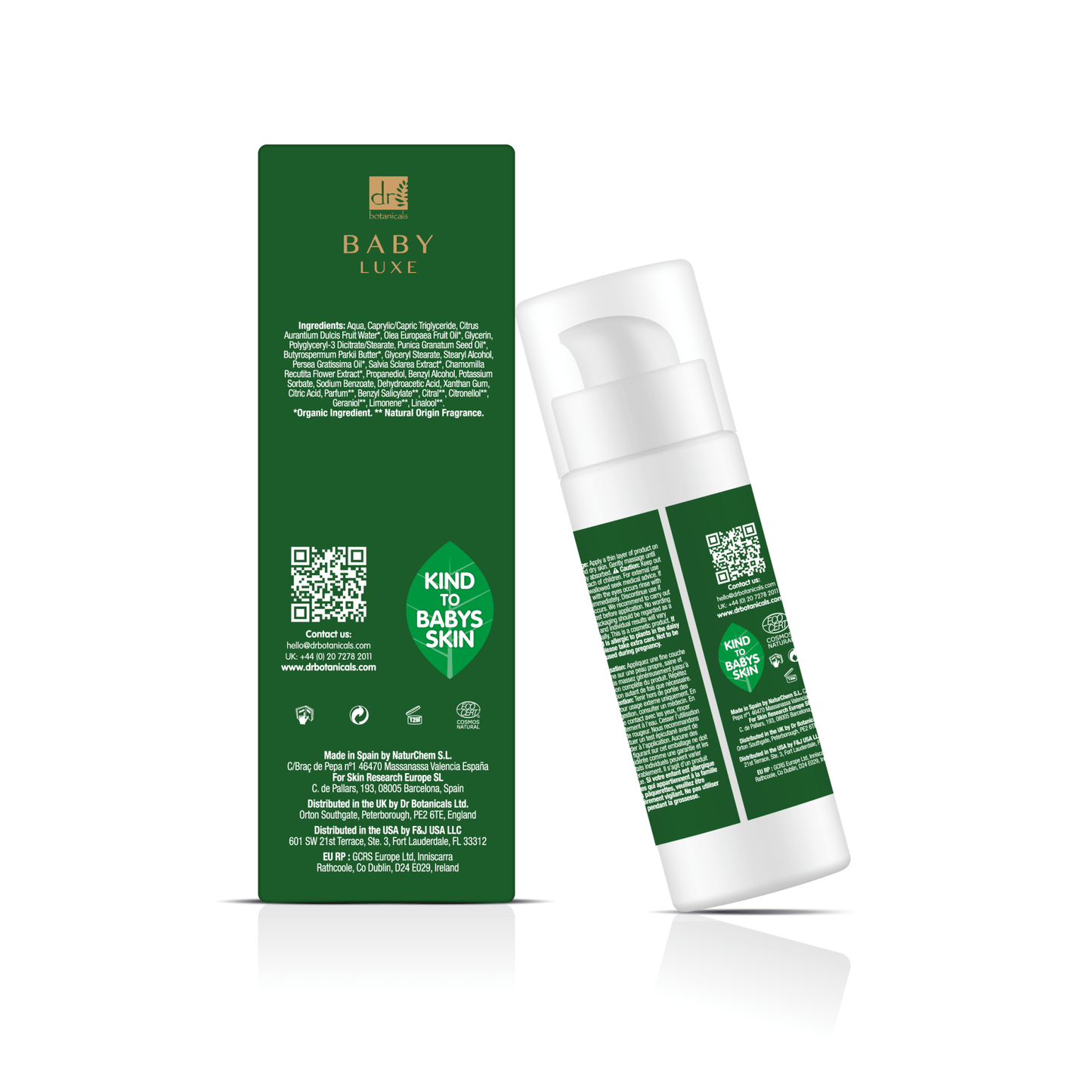 Baby Lux Collection Bubble Bath and Cream - Herbalshire Handmade Herbal Products