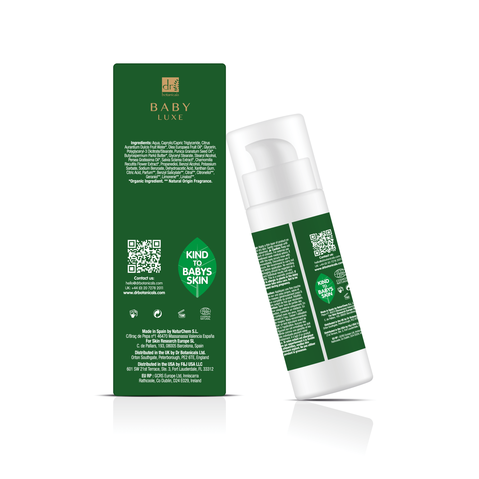 Baby Lux Collection Bubble Bath and Cream - Herbalshire Handmade Herbal Products