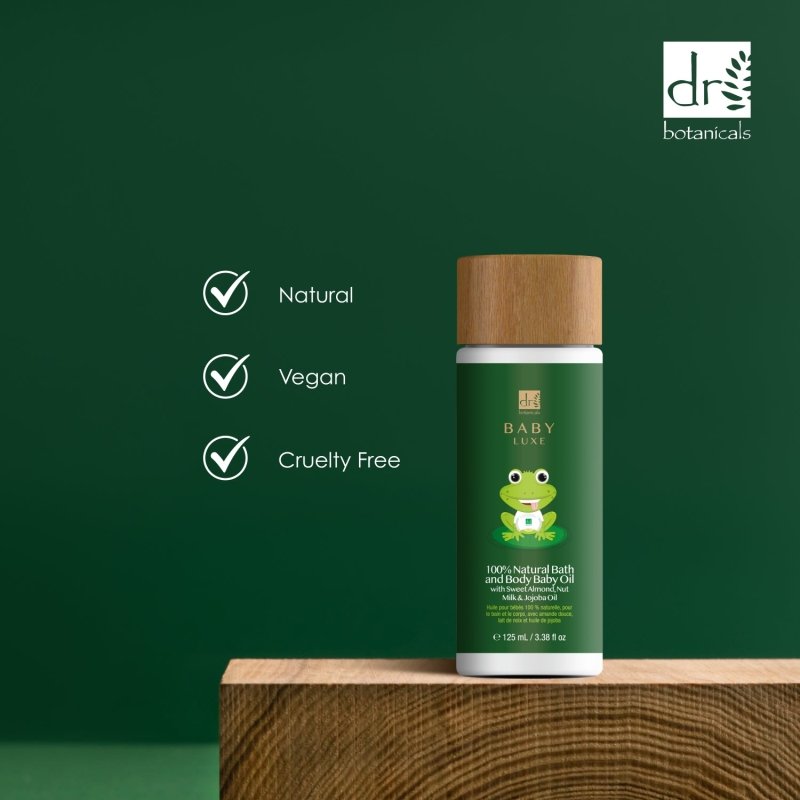 Baby Lux Jojoba Seed Oil Relaxing Baby Body Oil 125ml - Herbalshire Handmade Herbal Products