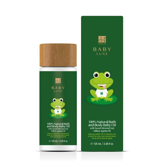 Baby Lux Jojoba Seed Oil Relaxing Baby Body Oil 125ml - Herbalshire Handmade Herbal Products