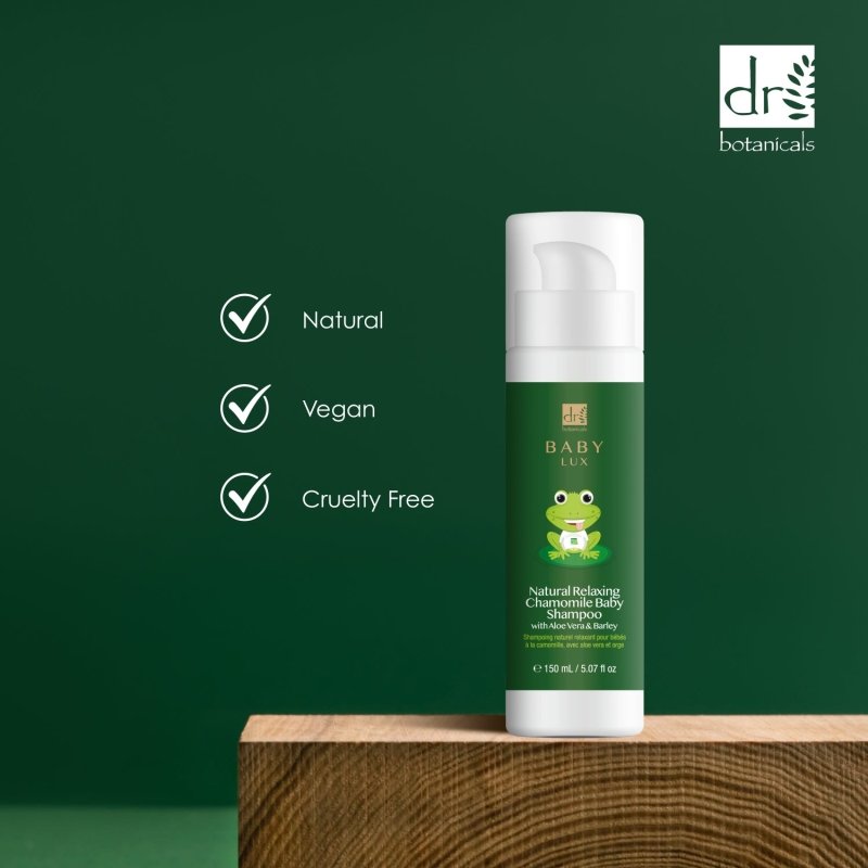 Baby Lux Natural Relaxing Chamomile Baby Shampoo 150ml - Herbalshire Handmade Herbal Products