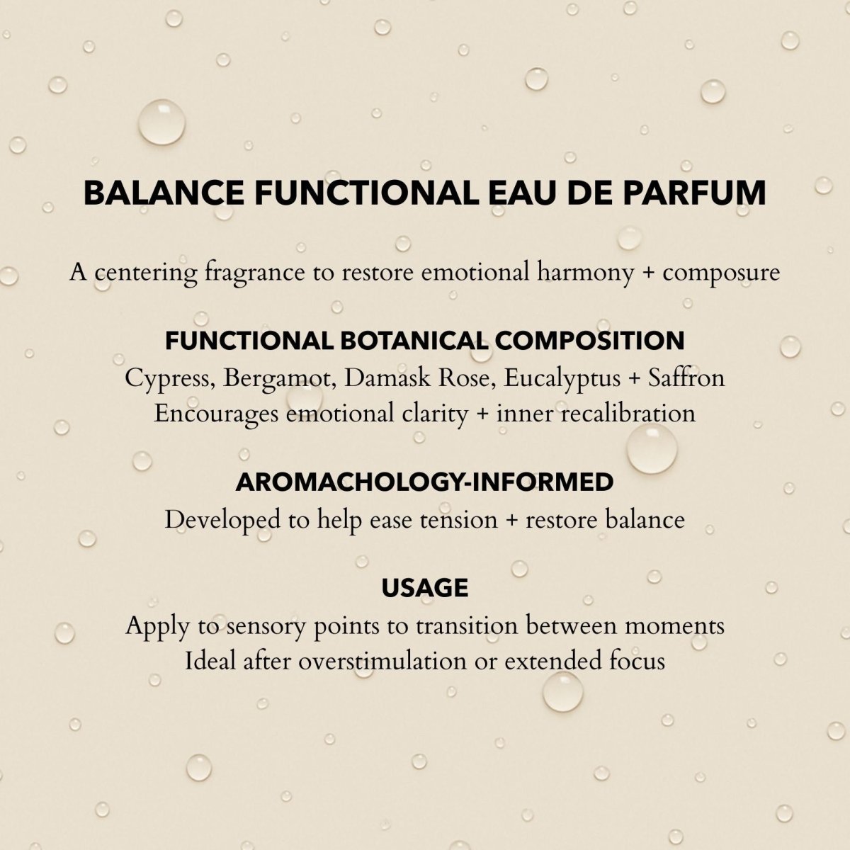 Balance Fine Functional Parfum Travel 10ml - Herbalshire Handmade Herbal Products