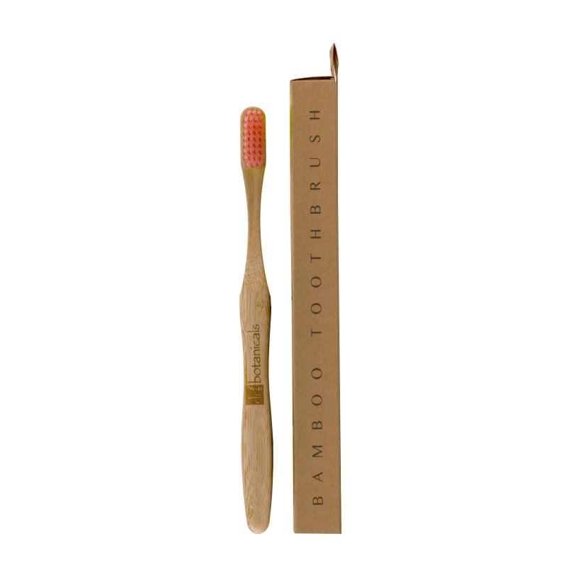 Bamboo Toothbrush Pink - Herbalshire Handmade Herbal Products