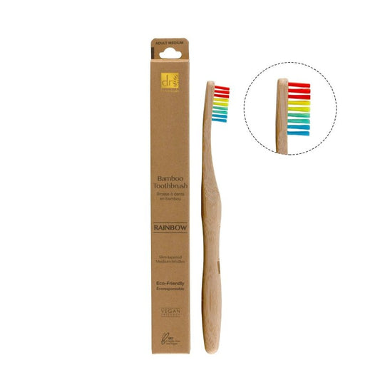 Bamboo Toothbrush Rainbow - Herbalshire Handmade Herbal Products