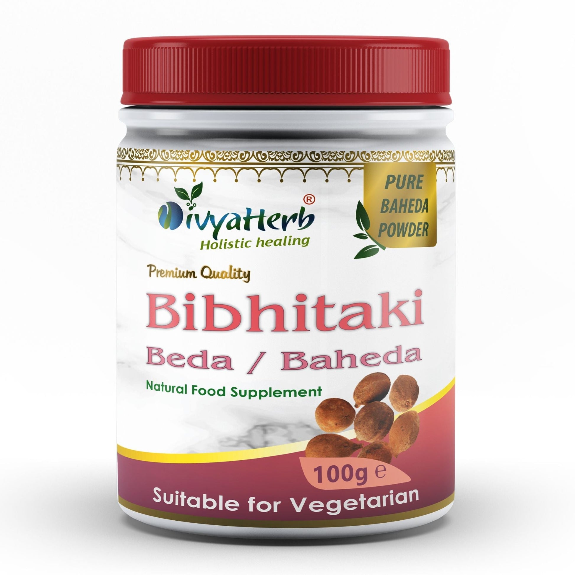 Bibhitaki Fruit Powder - Herbalshire Handmade Herbal Products