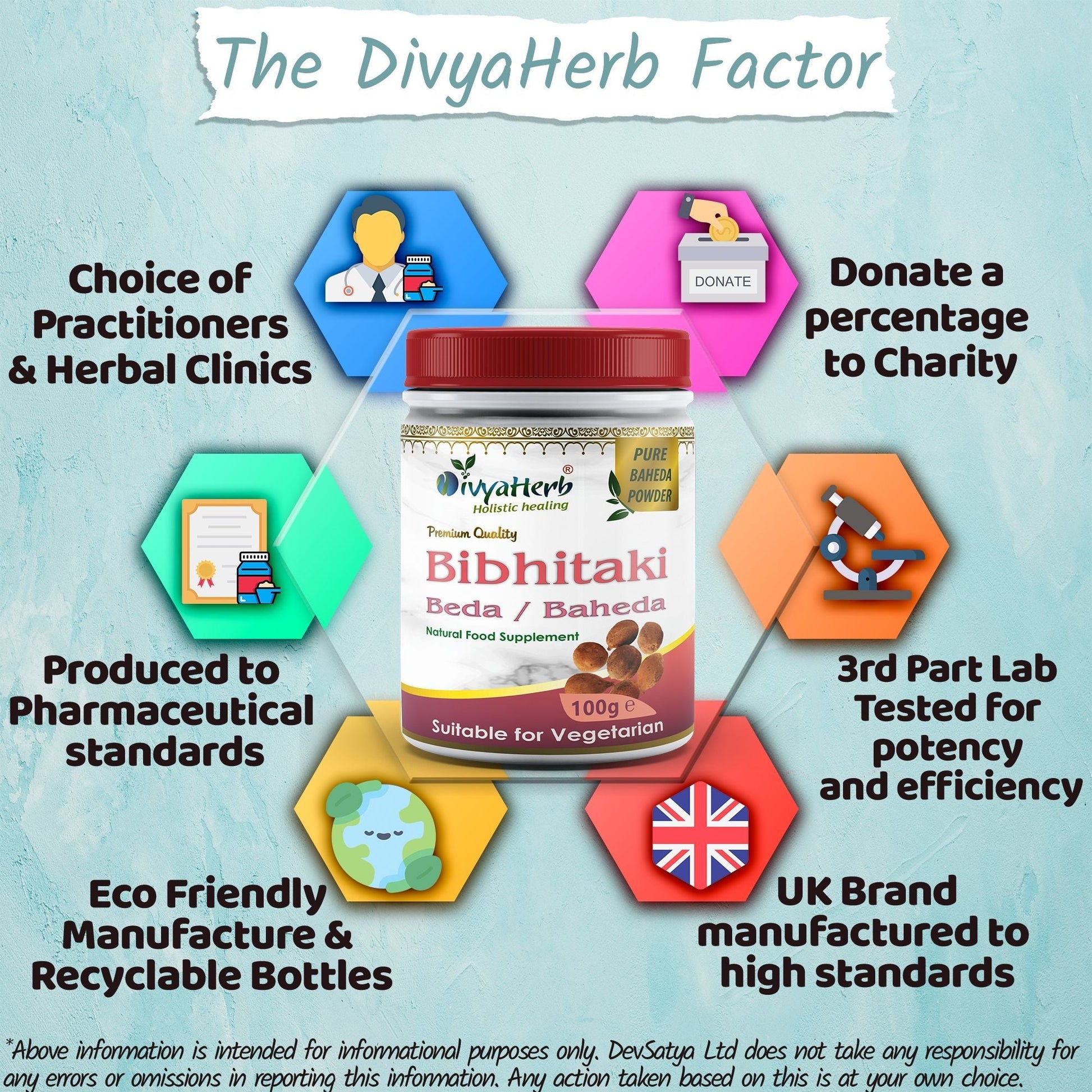 Bibhitaki Fruit Powder - Herbalshire Handmade Herbal Products