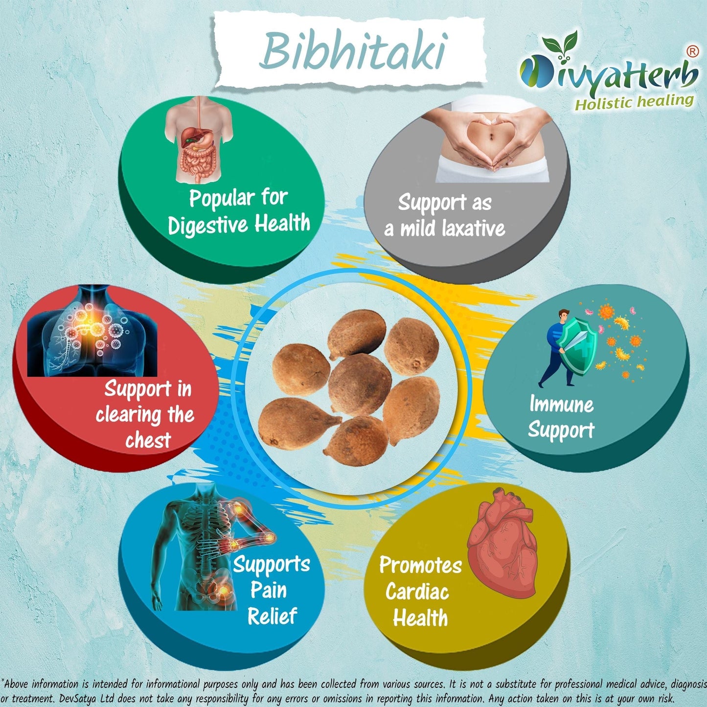 Bibhitaki Fruit Powder - Herbalshire Handmade Herbal Products