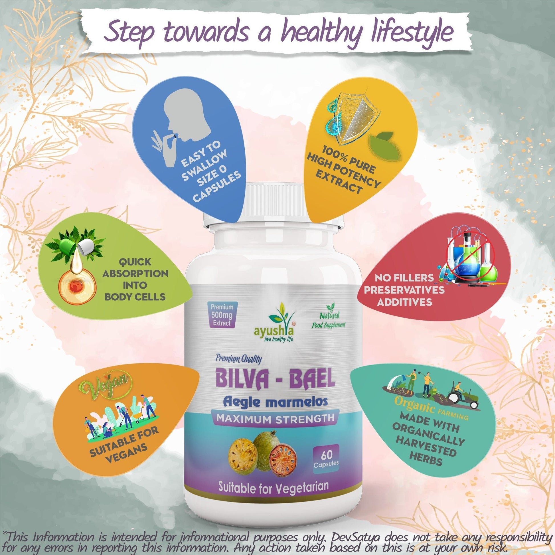 Bilva (Bael Leaf) Capsule - Herbalshire Handmade Herbal Products