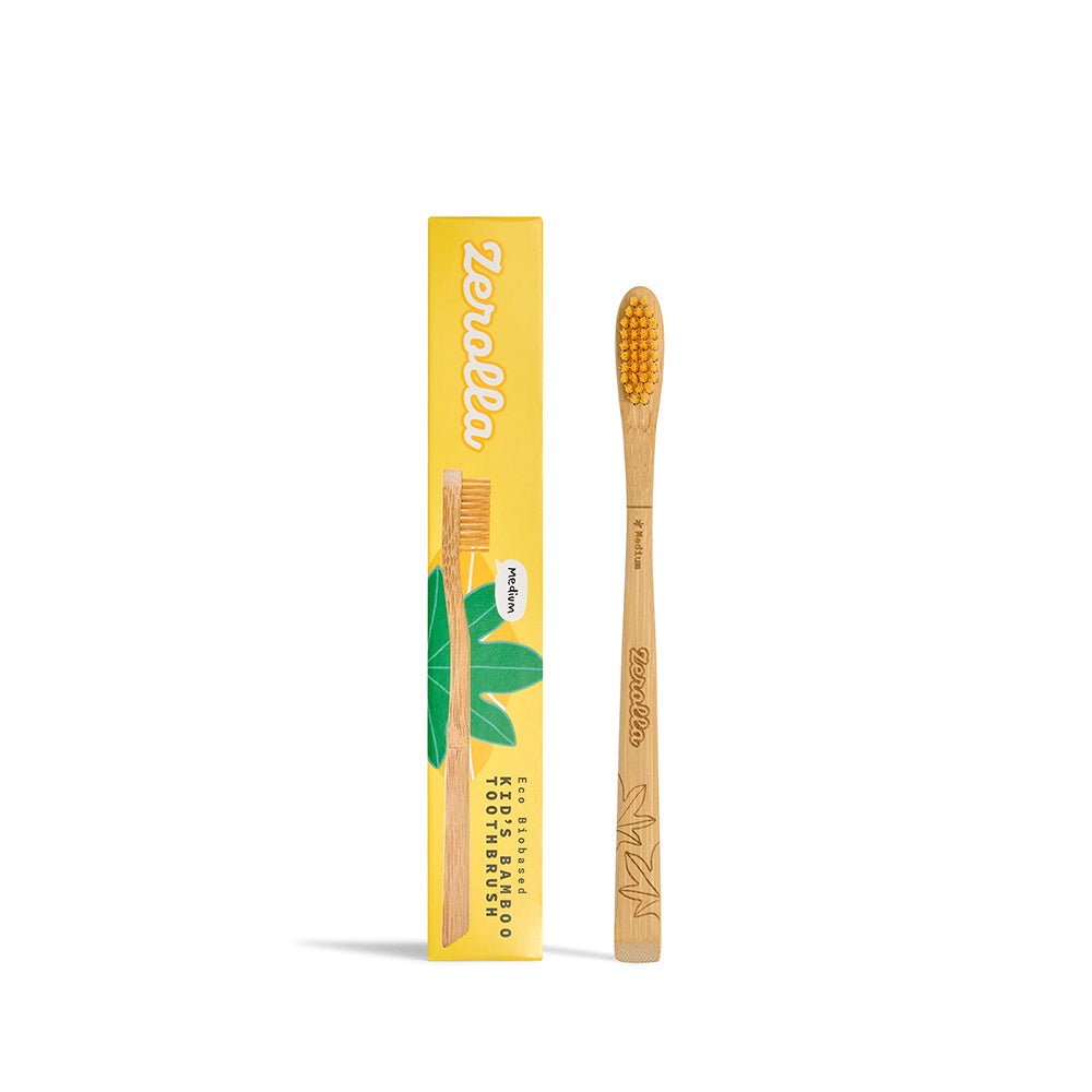 Bio - bristles Bamboo Toothbrush - Herbalshire Handmade Herbal Products