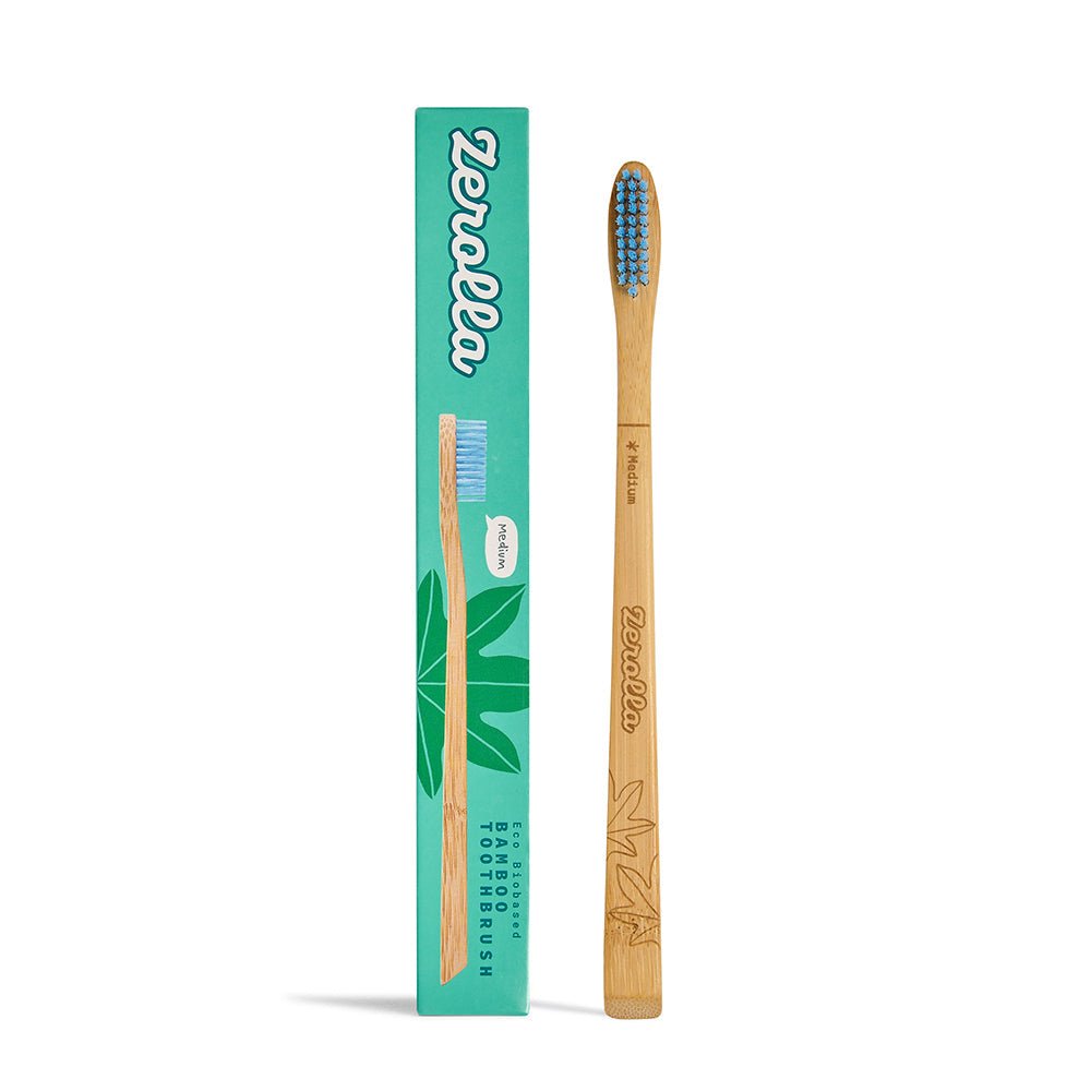 Bio - bristles Bamboo Toothbrush - Herbalshire Handmade Herbal Products