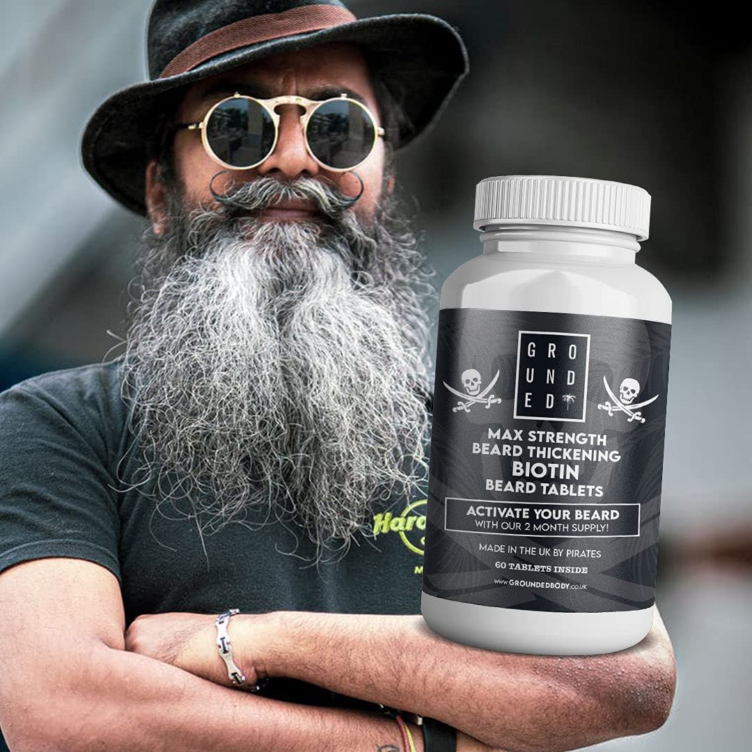 Biotin Beard Growth Tablets - Herbalshire Handmade Herbal Products
